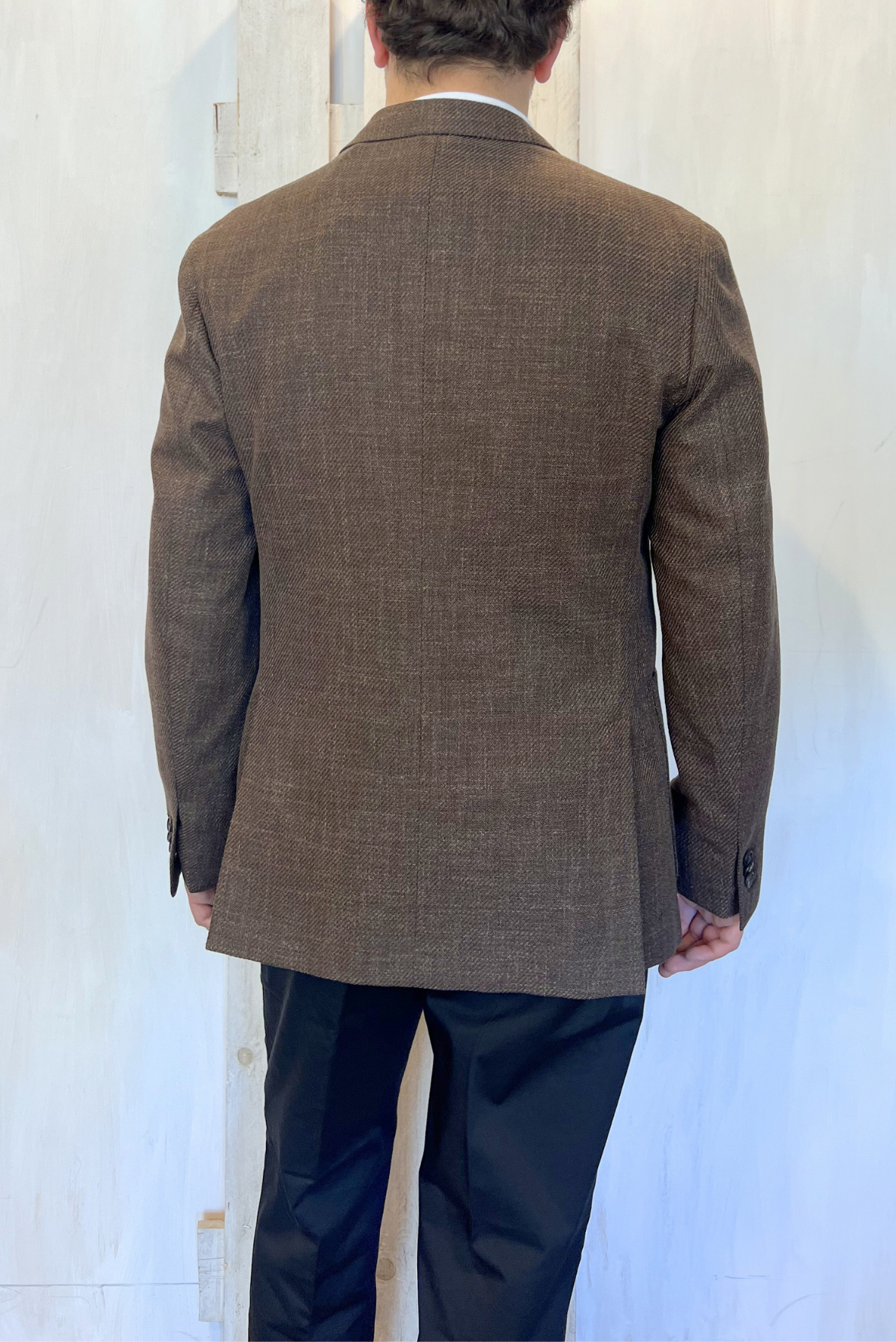 Giacca slim in cotone