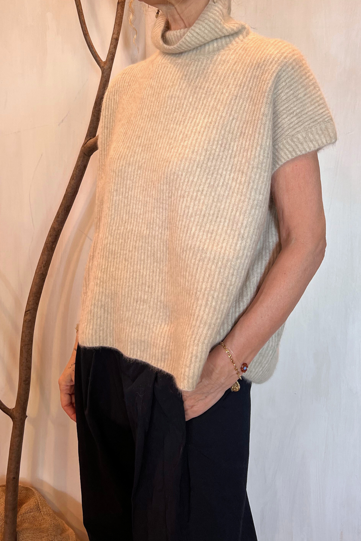 Gilet in maglia over