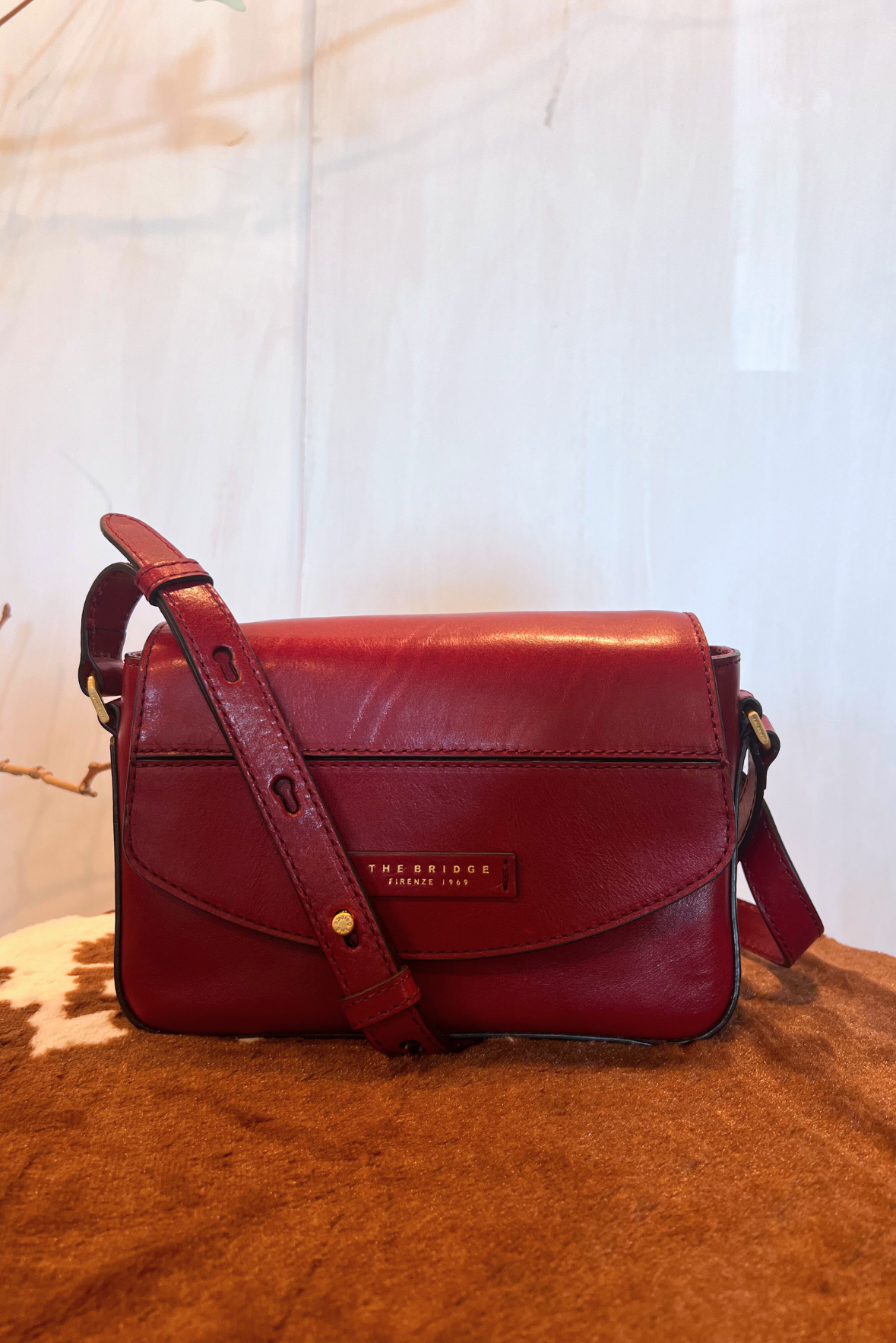 Borsa a tracolla in pelle