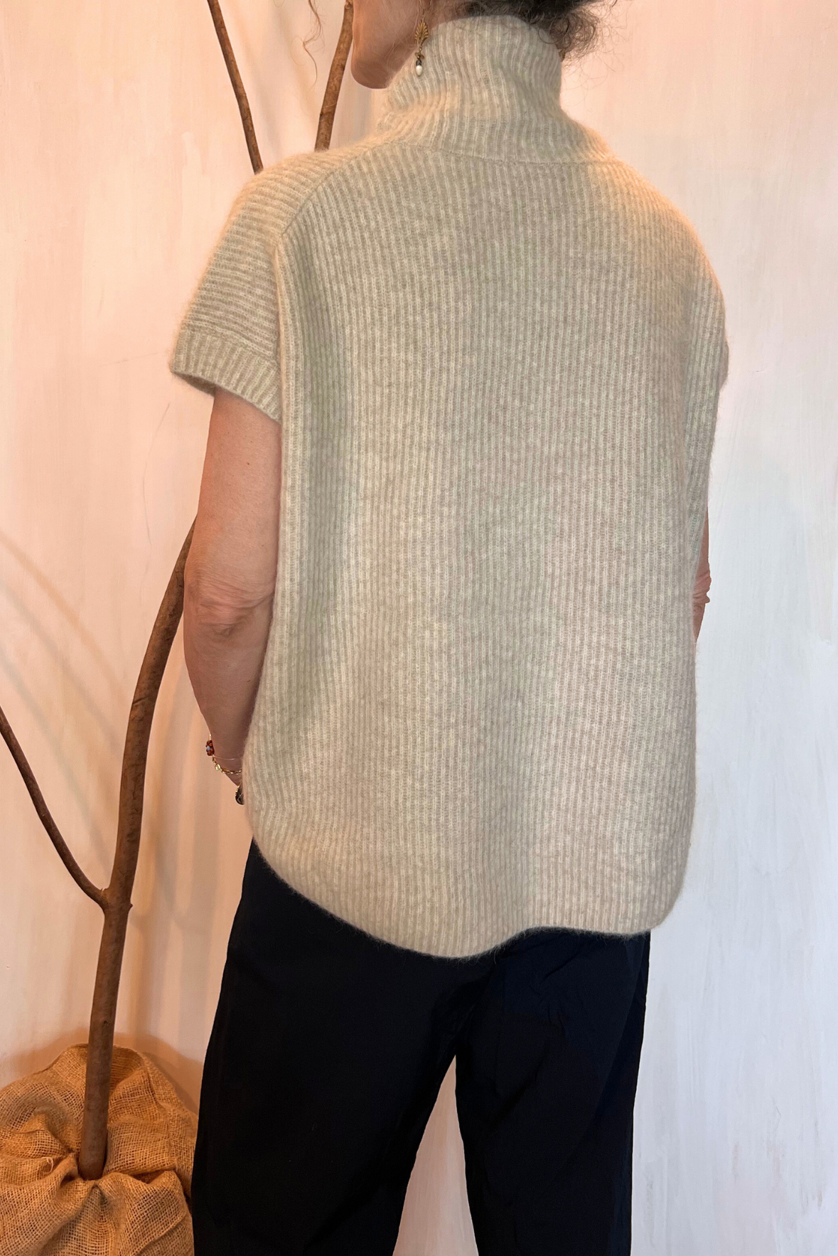 Gilet in maglia over