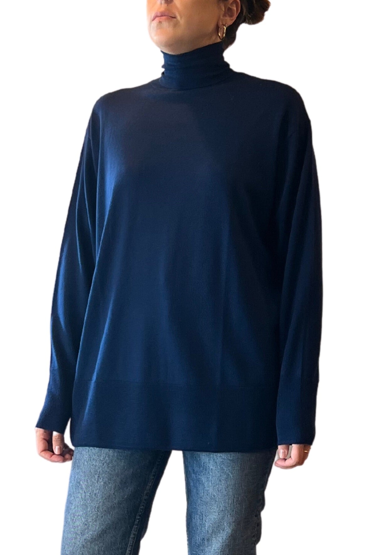 Maglia collo alto over