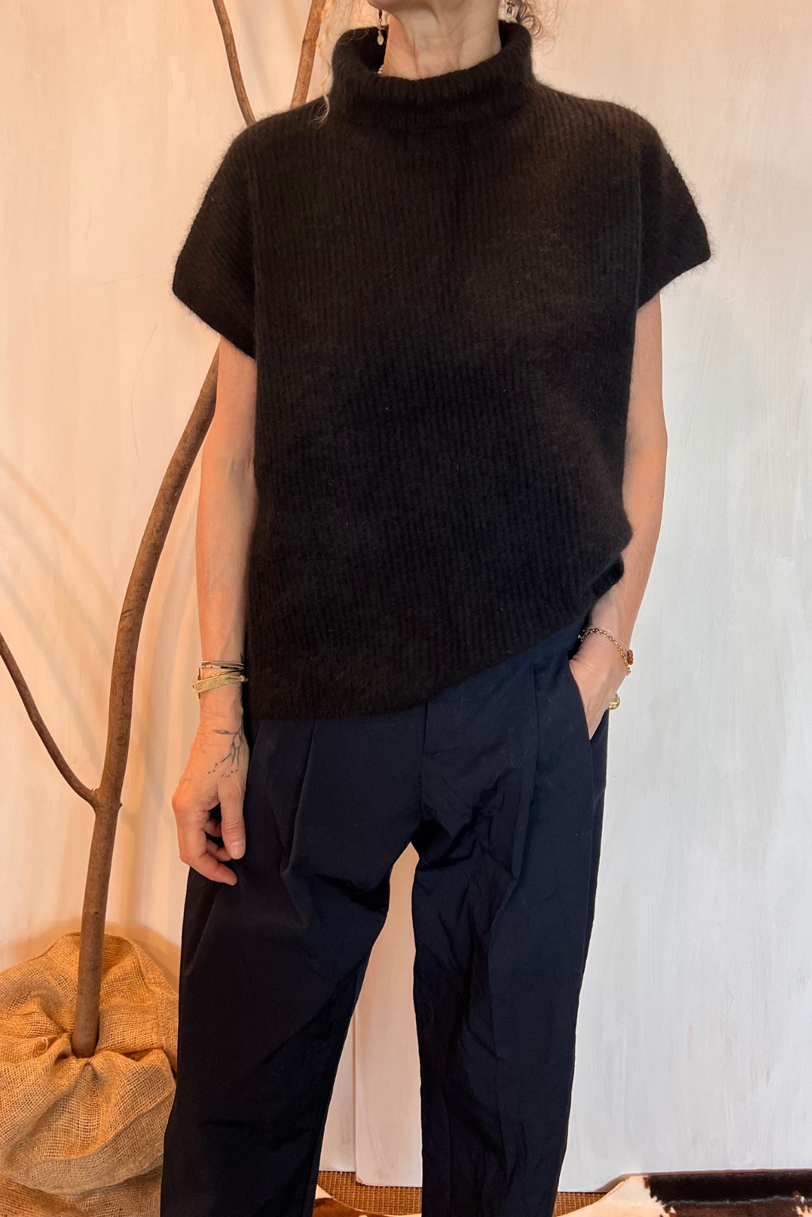 Gilet in maglia over