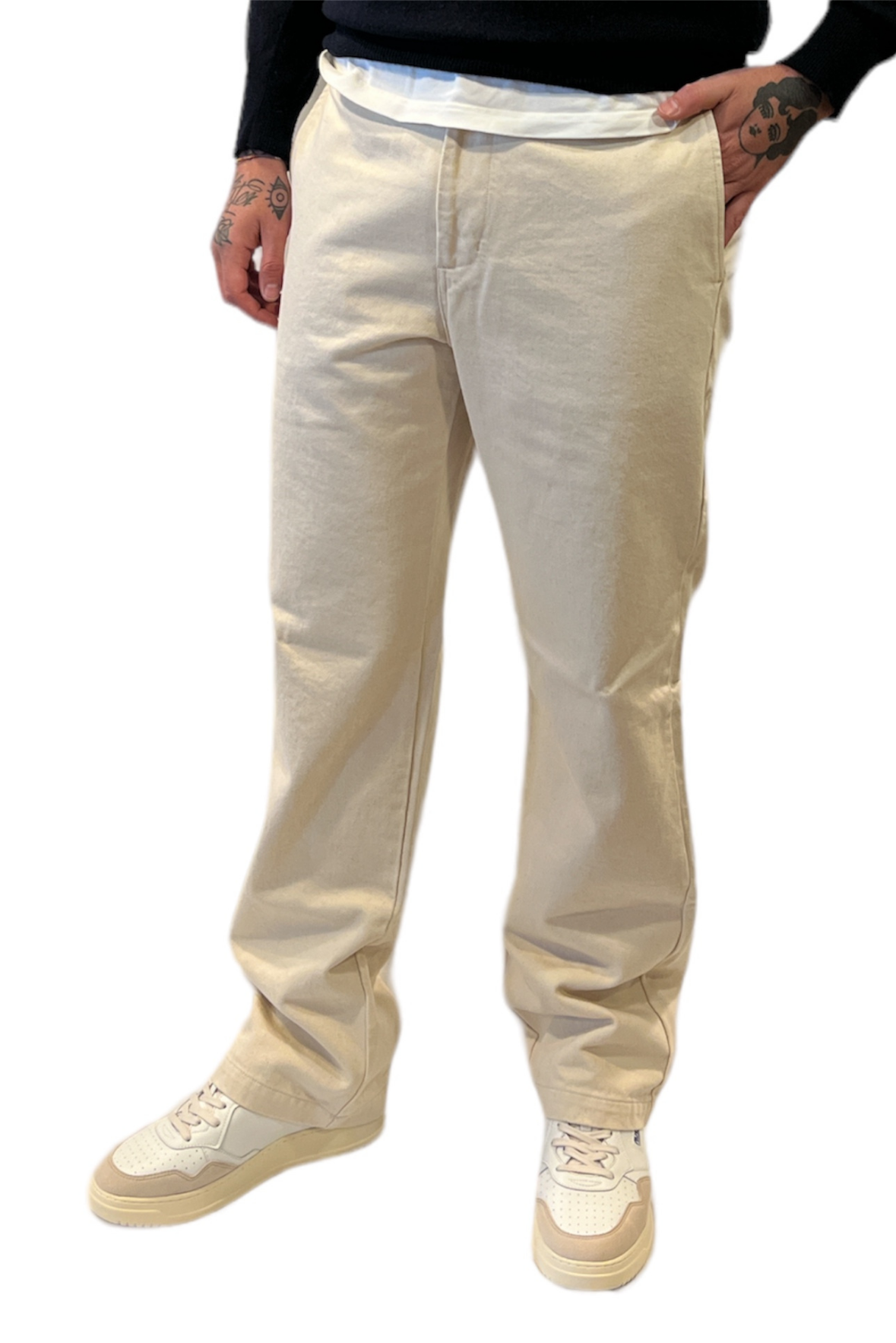 Pantalone chino loose