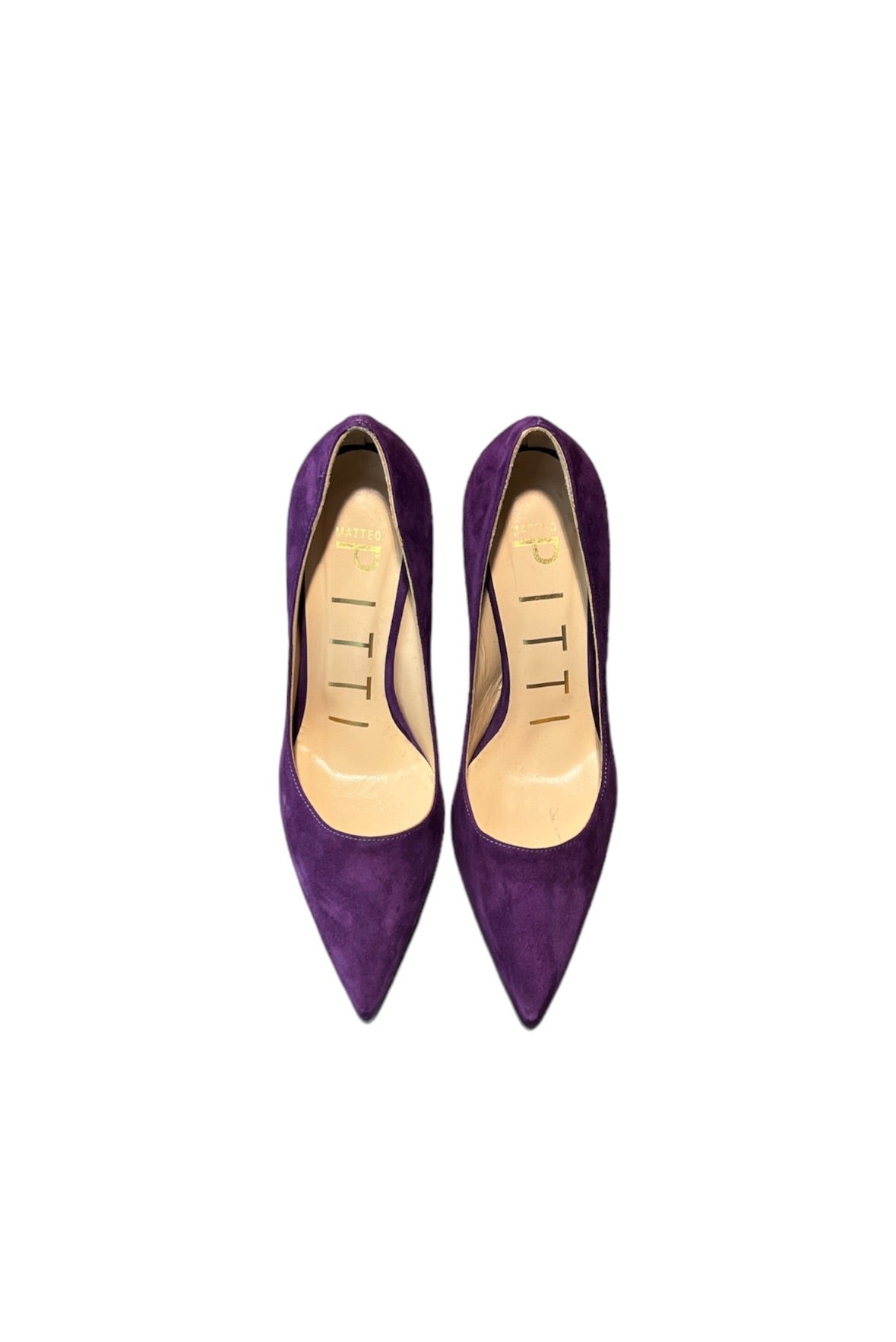 Décolléte in suede