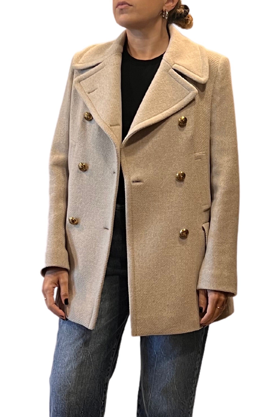 Peacoat in lana