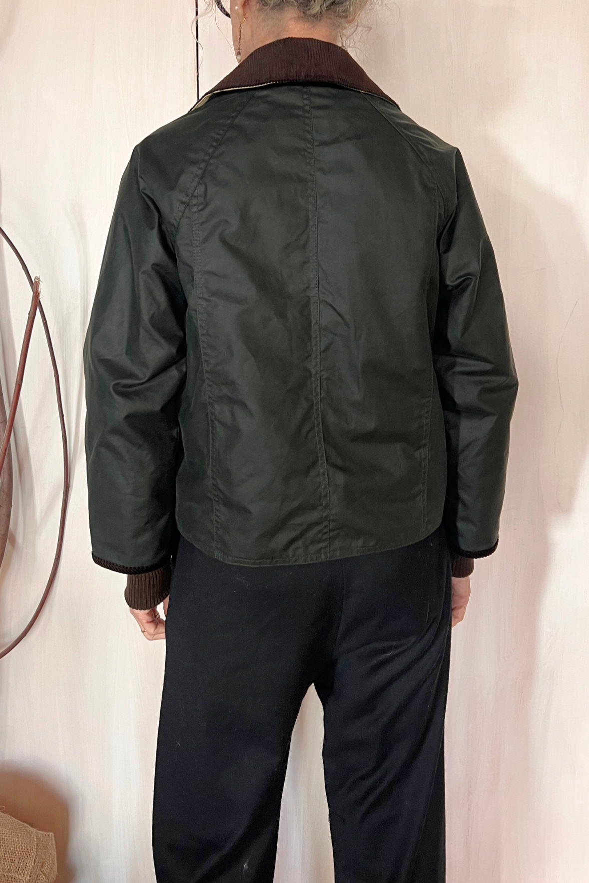 Giubbotto Cropped Beadnell Wax