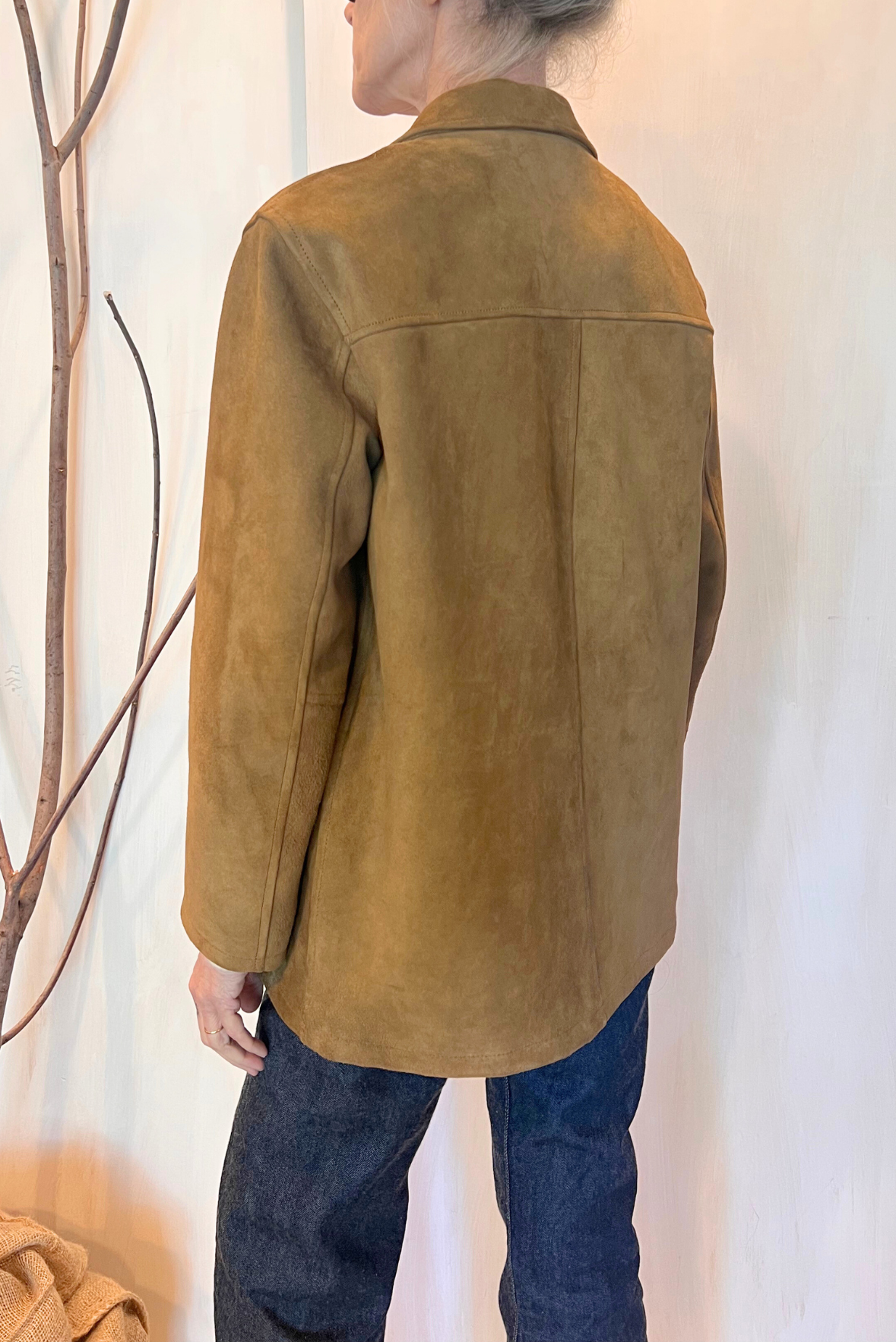 Blazer scamosciato