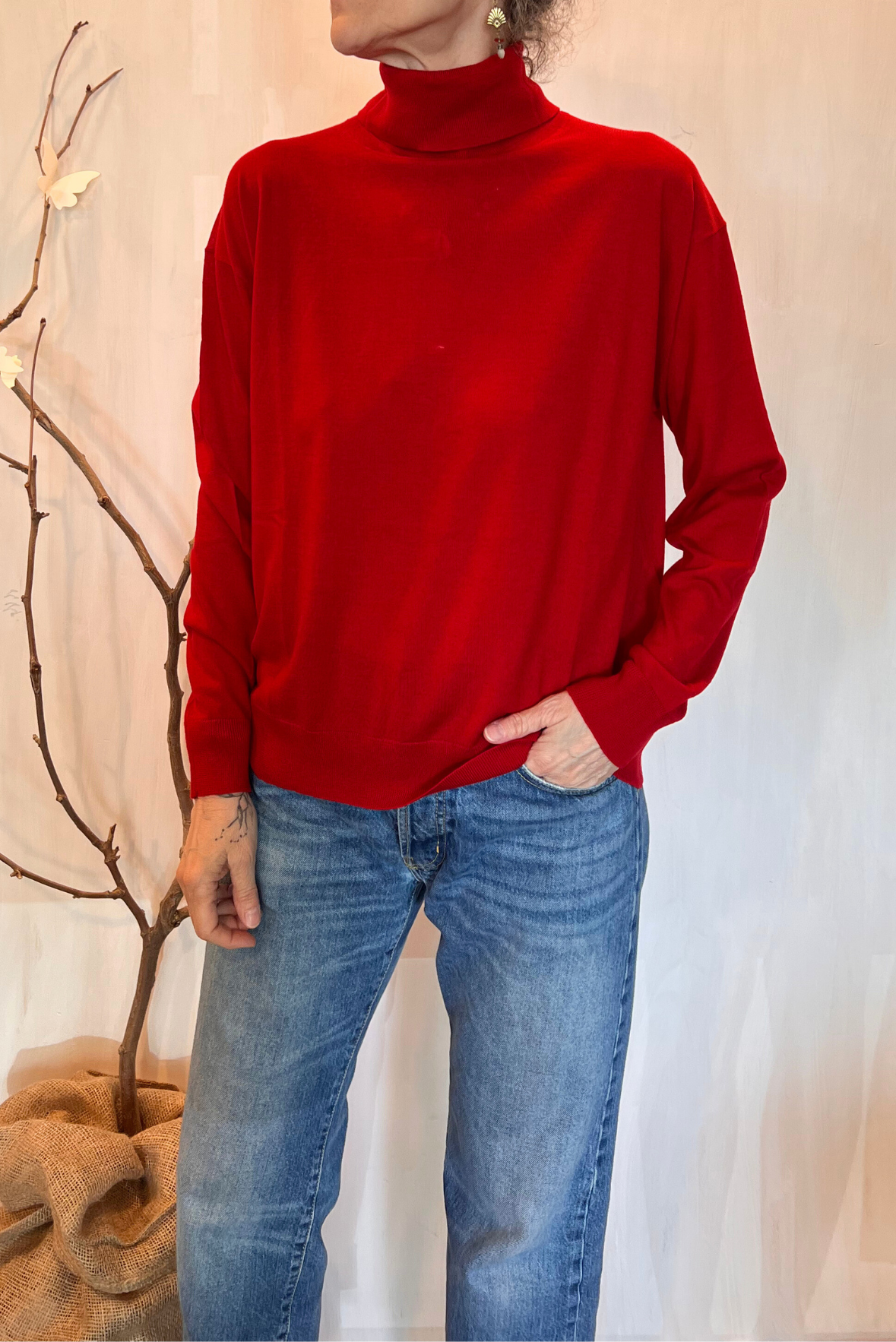 Maglia a collo alto