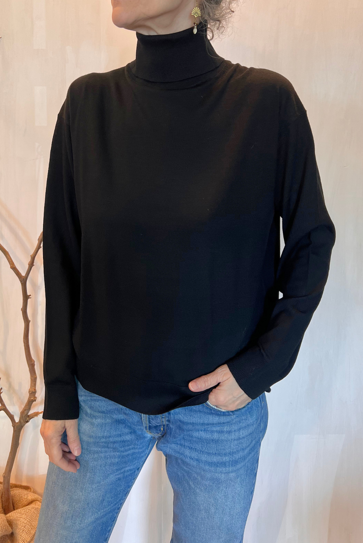 Maglia a collo alto