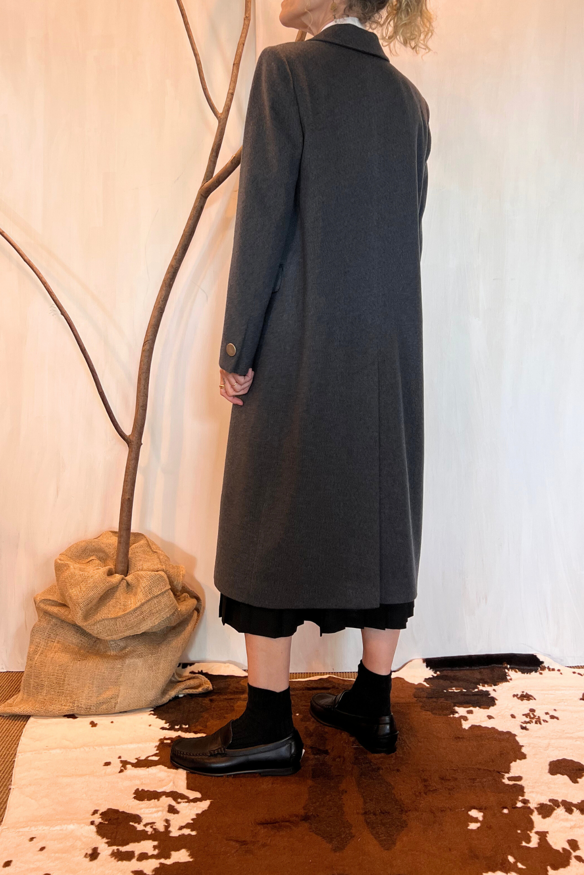 Cappotto in lana misto kashmir