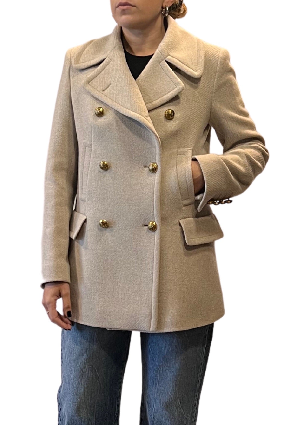 Peacoat in lana