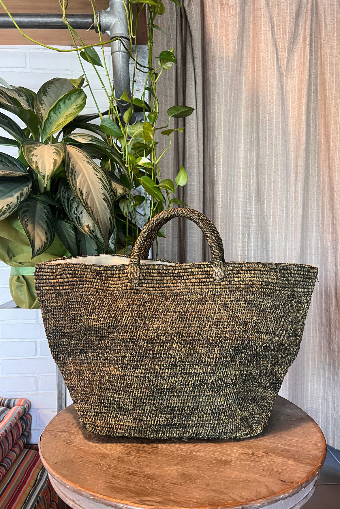 Borsa Vanilla in rafia