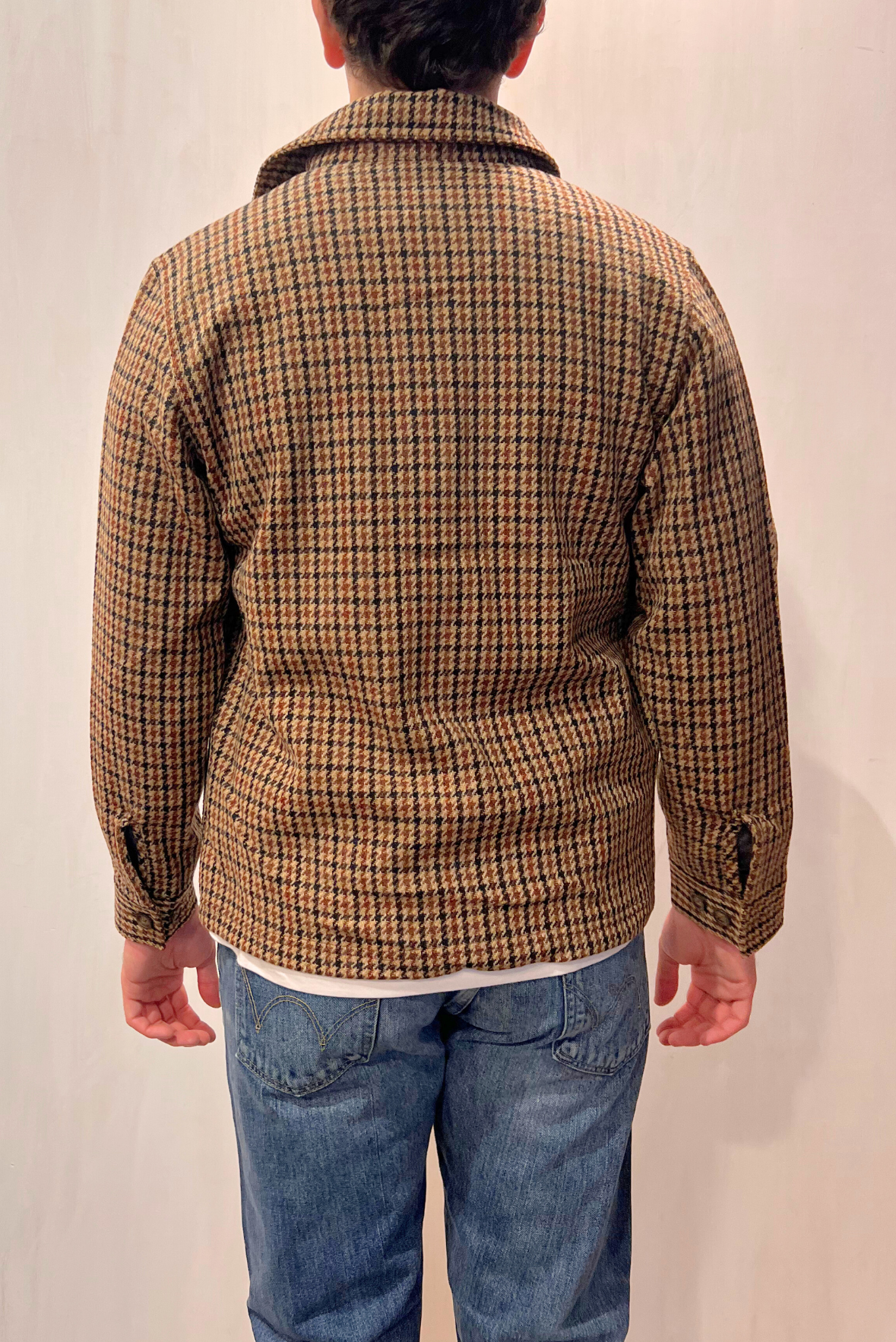 Sovracamicia check in lana