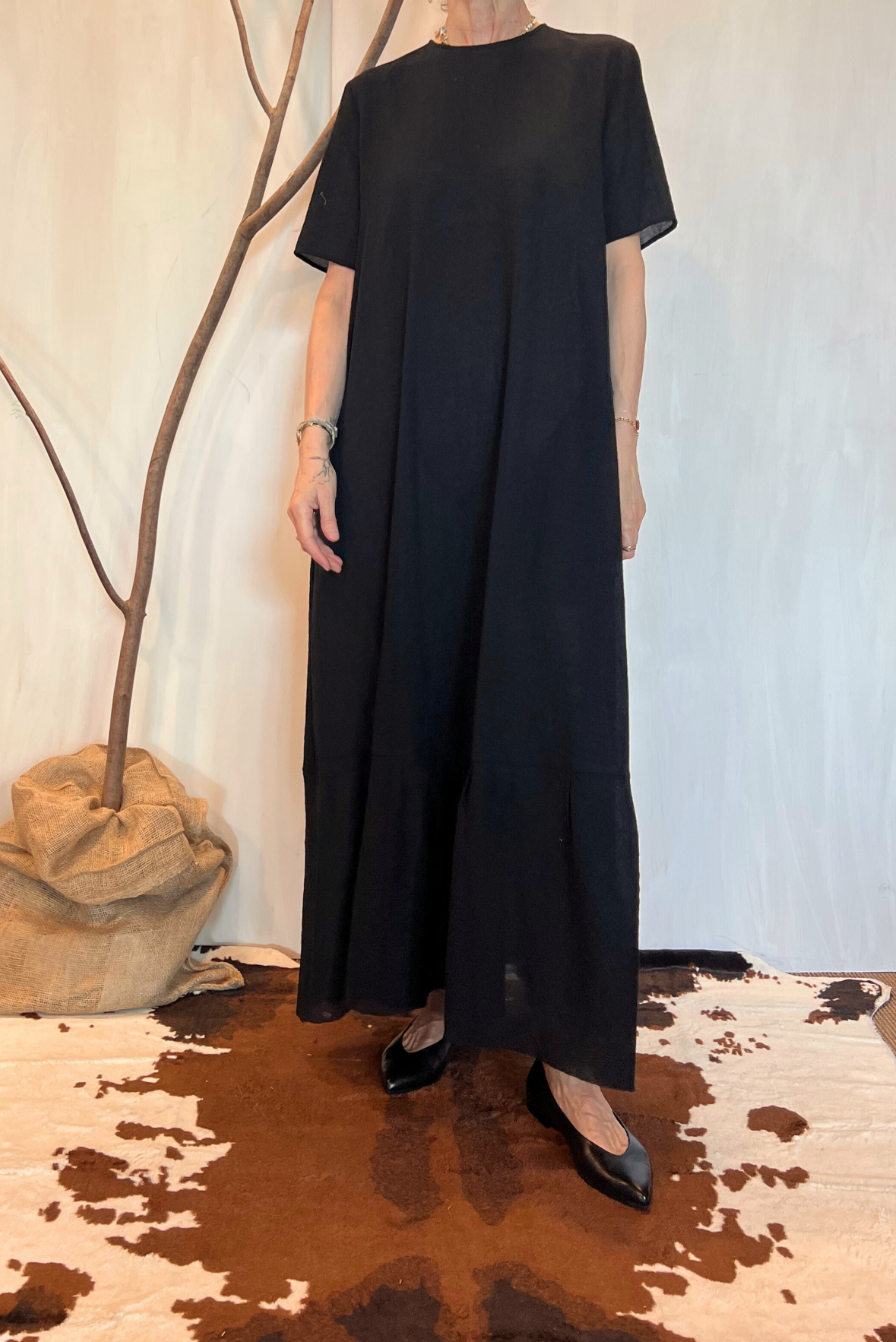Maxi abito in lana