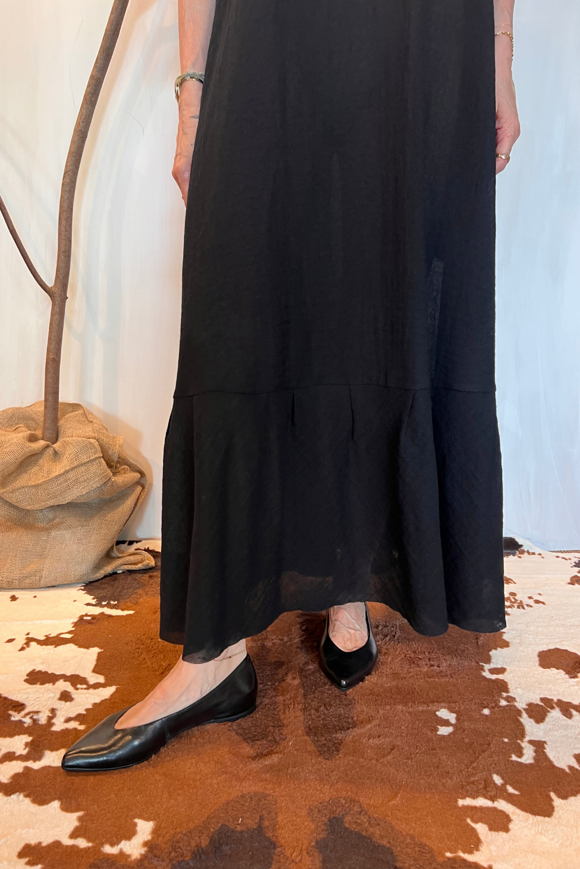 Maxi abito in lana