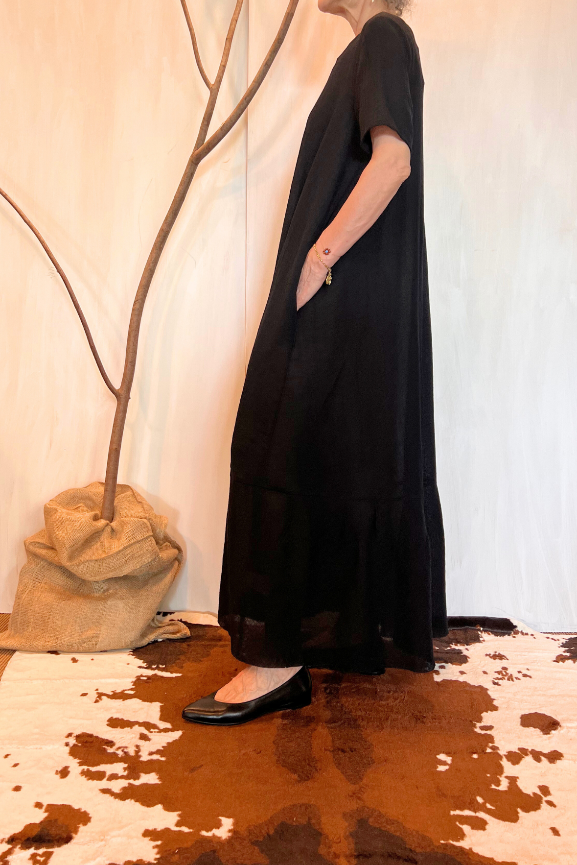 Maxi abito in lana