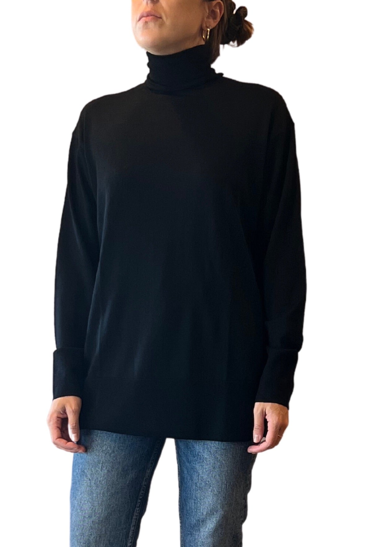 Maglia collo alto over