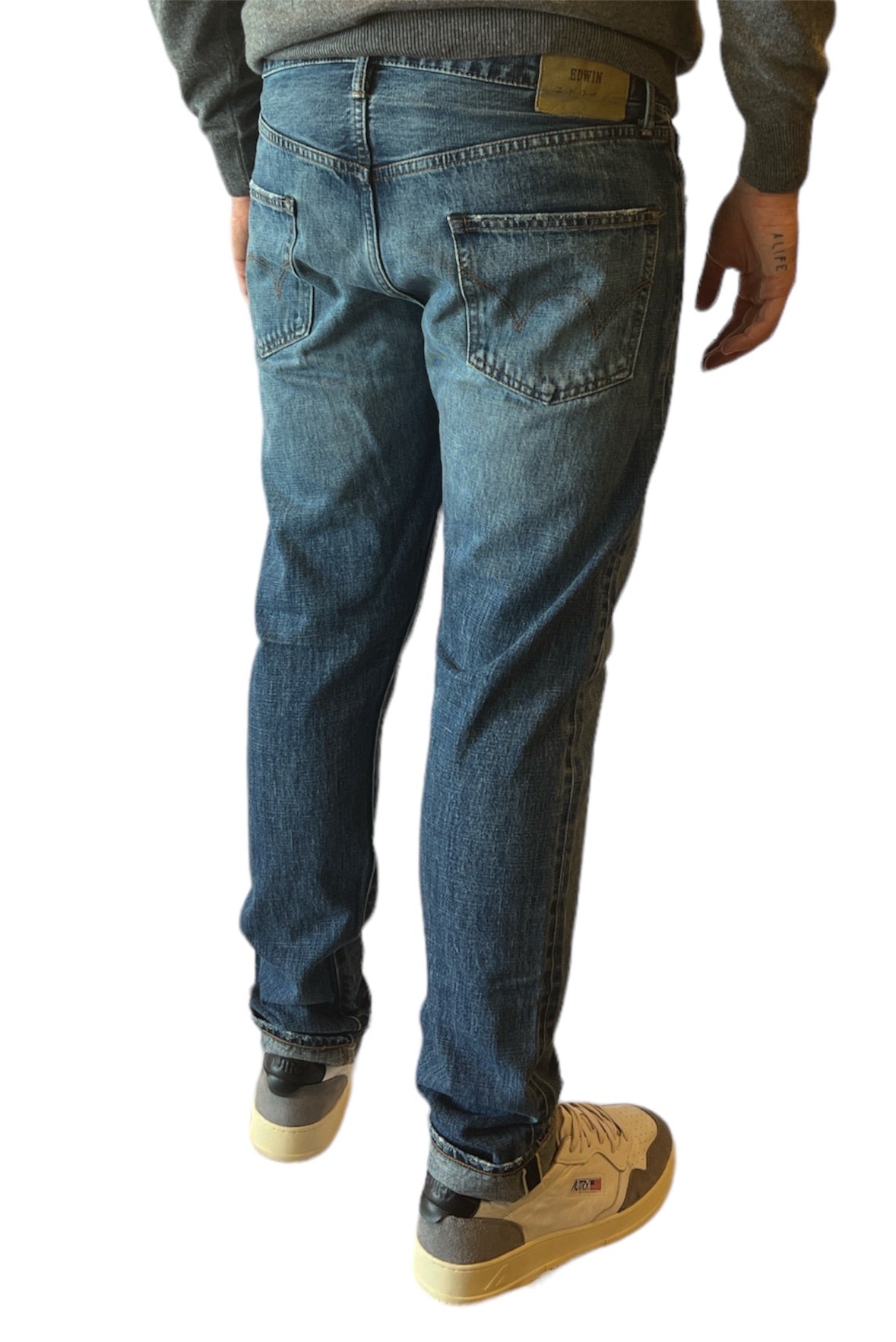 Jeans slim cimosato