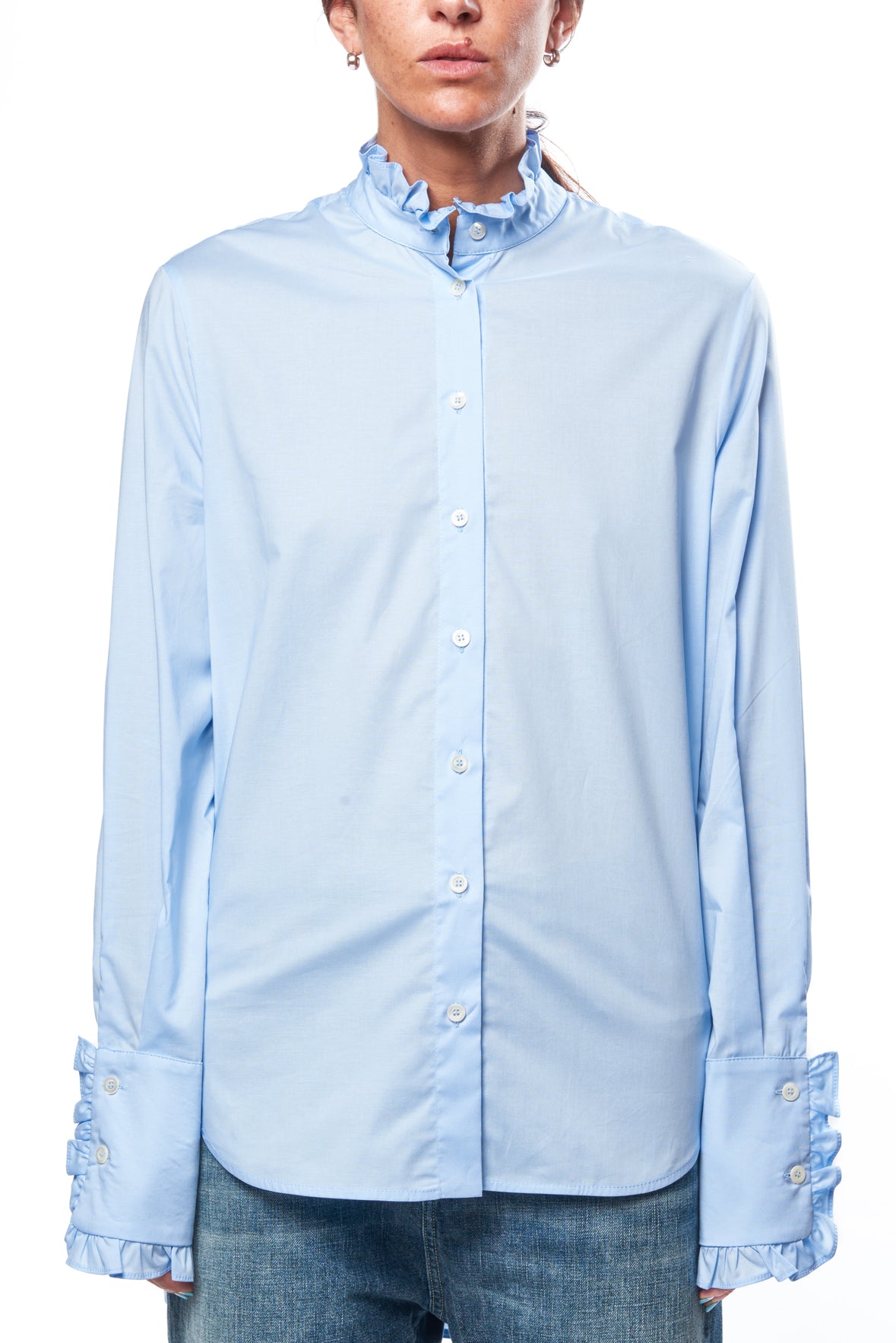 Camicia mini rouches