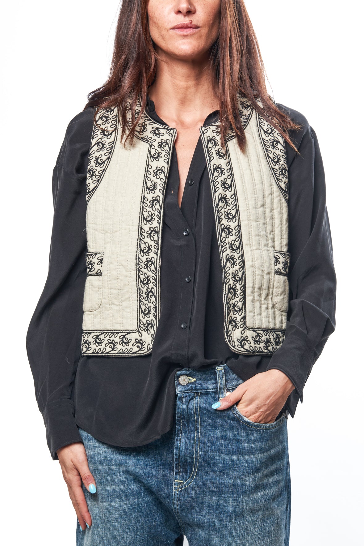 Gilet ricami