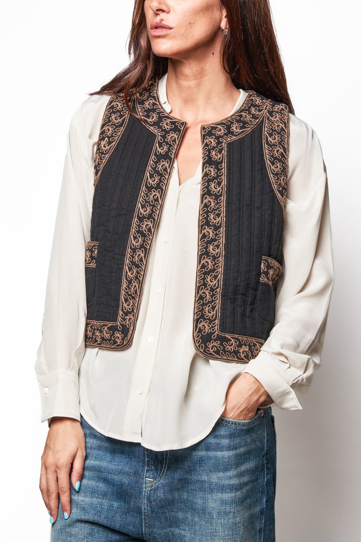 Gilet ricami