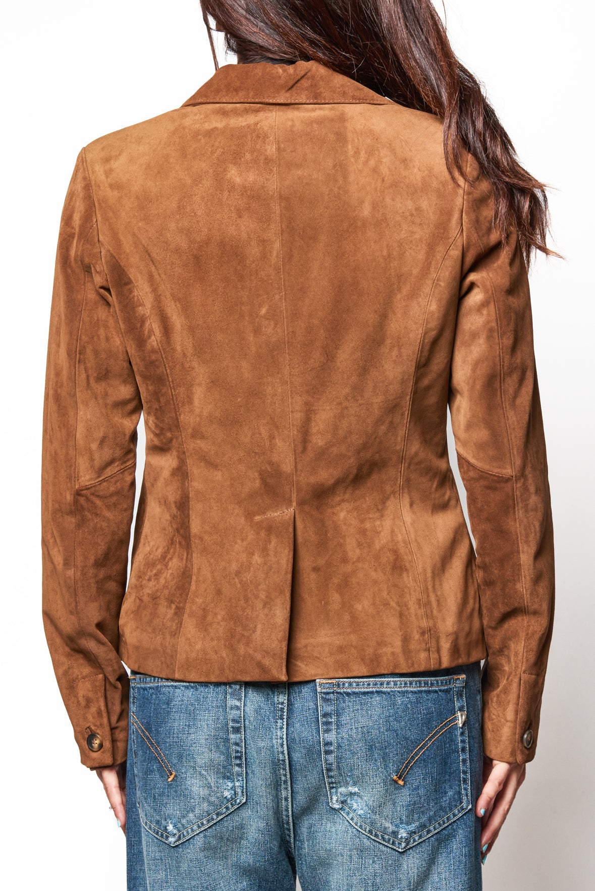 Blazer scamosciato