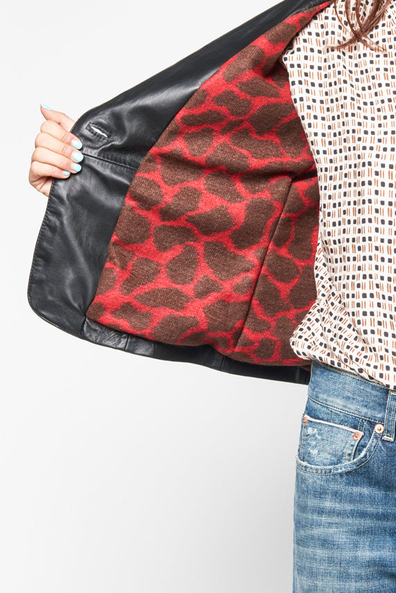 Giacca in pelle