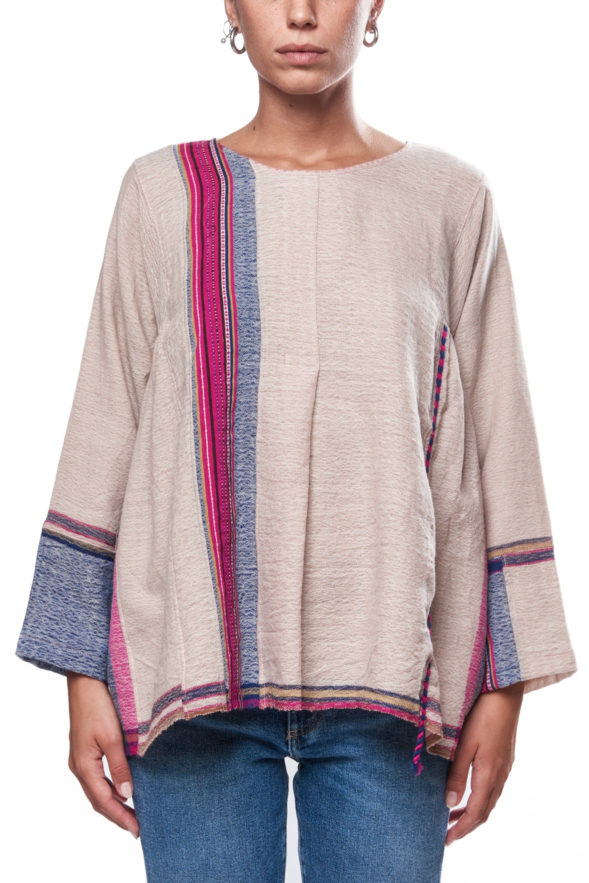 Blusa multicolore