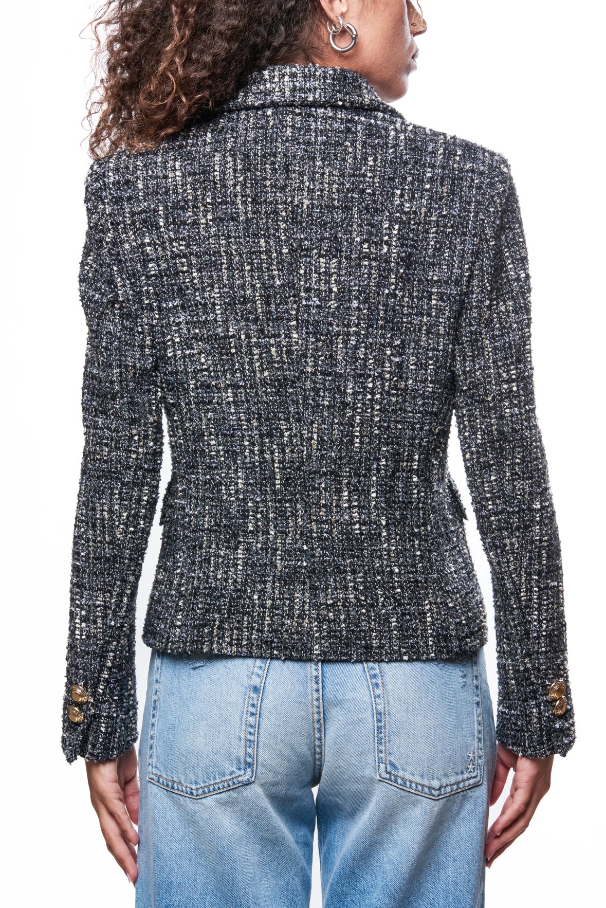 Giacca bouclé lurex