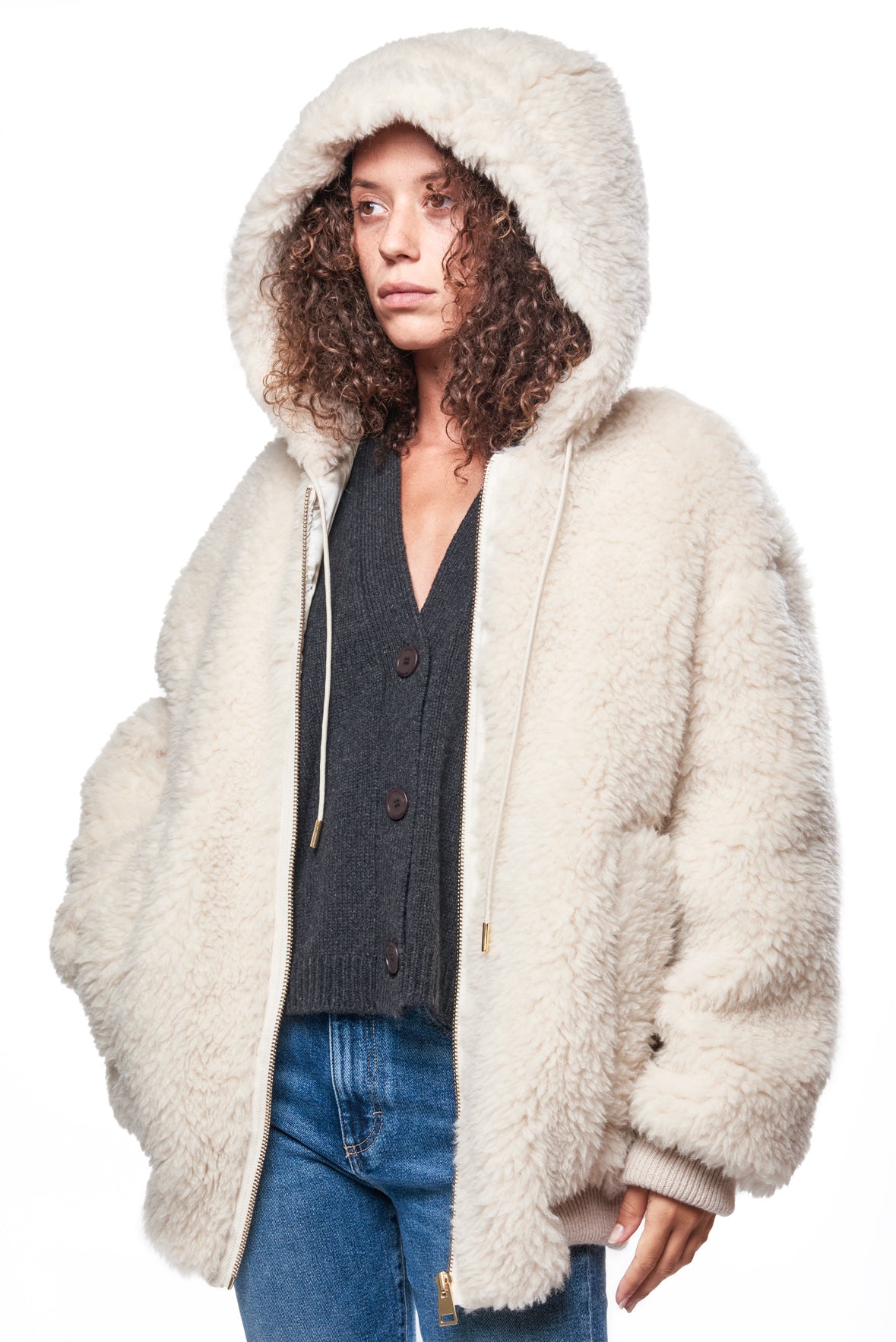 Bomber con cappuccio