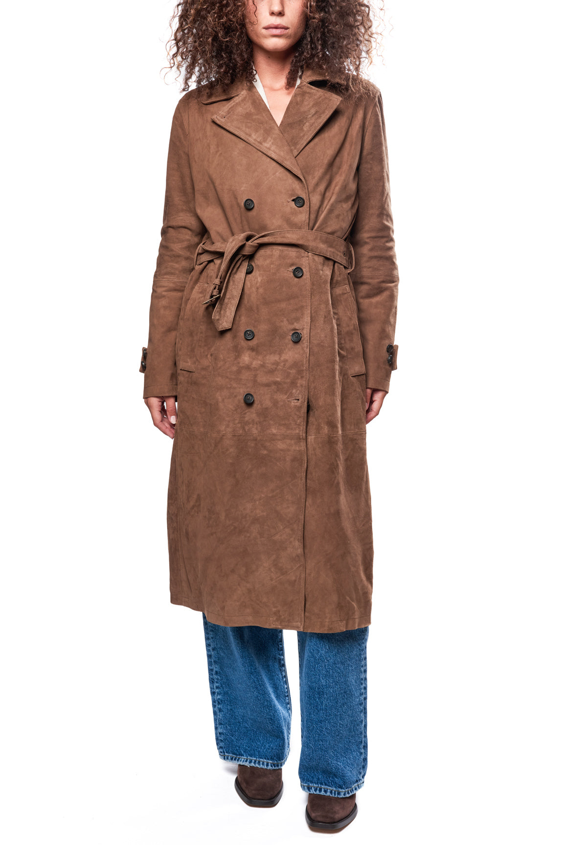 Cappotto in camoscio