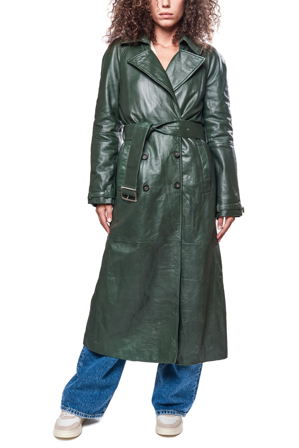 Cappotto in pelle