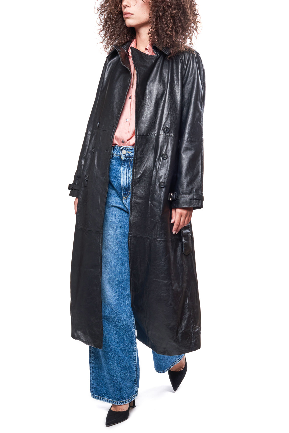 Cappotto in pelle