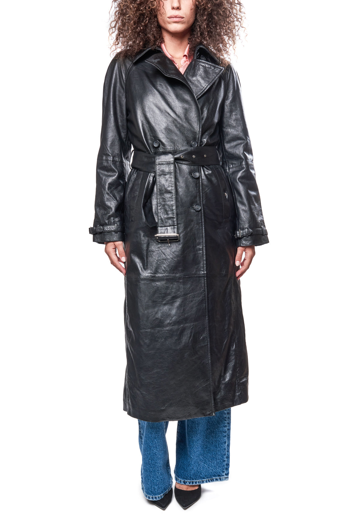 Cappotto in pelle