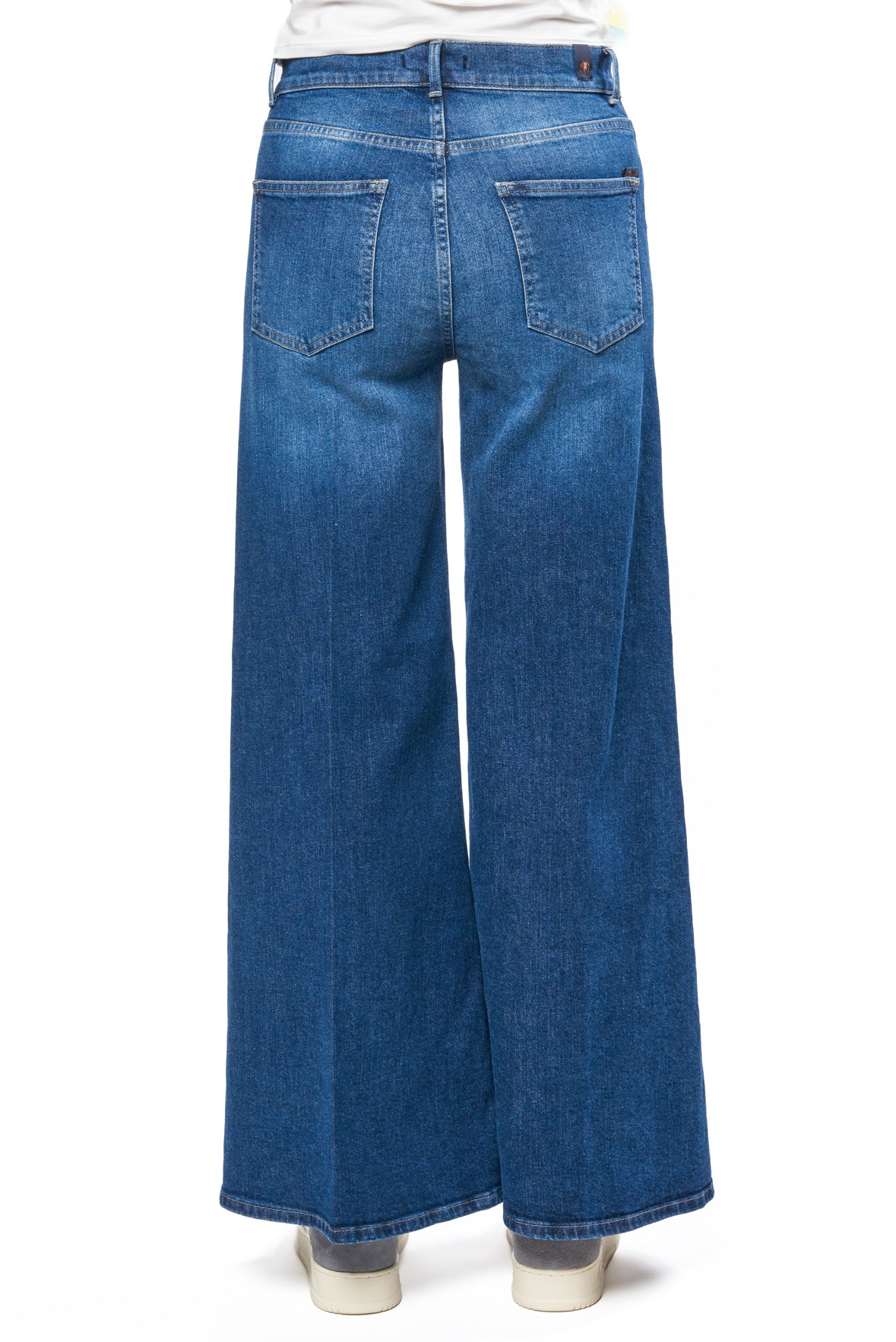 Jeans gamba larga