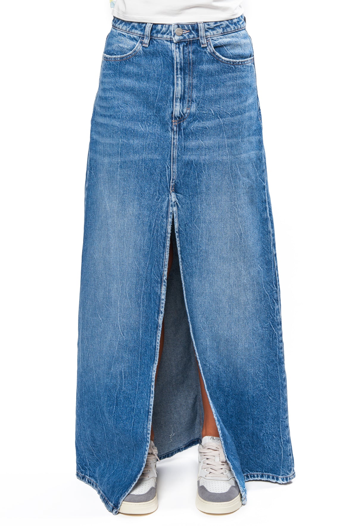 Gonna lunga denim