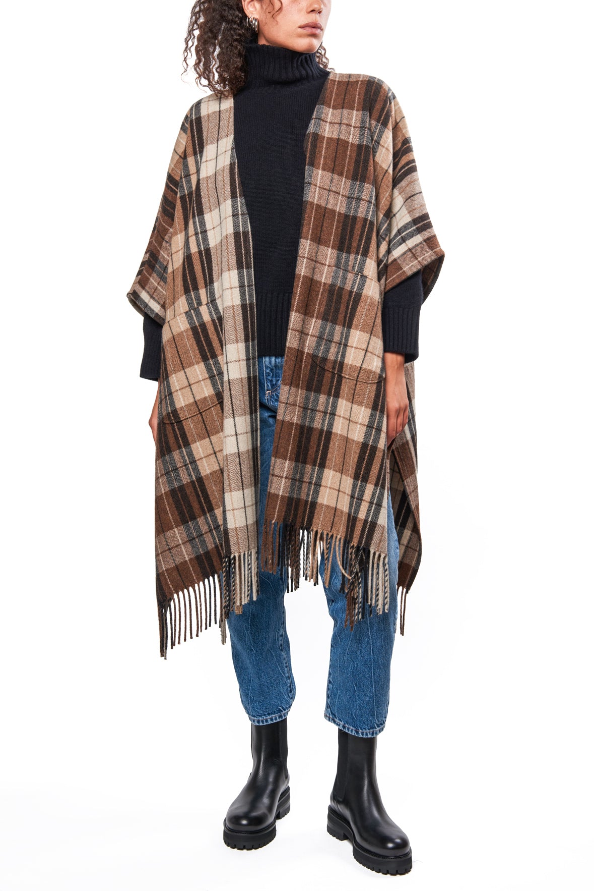 Cappotto mantella scozzese