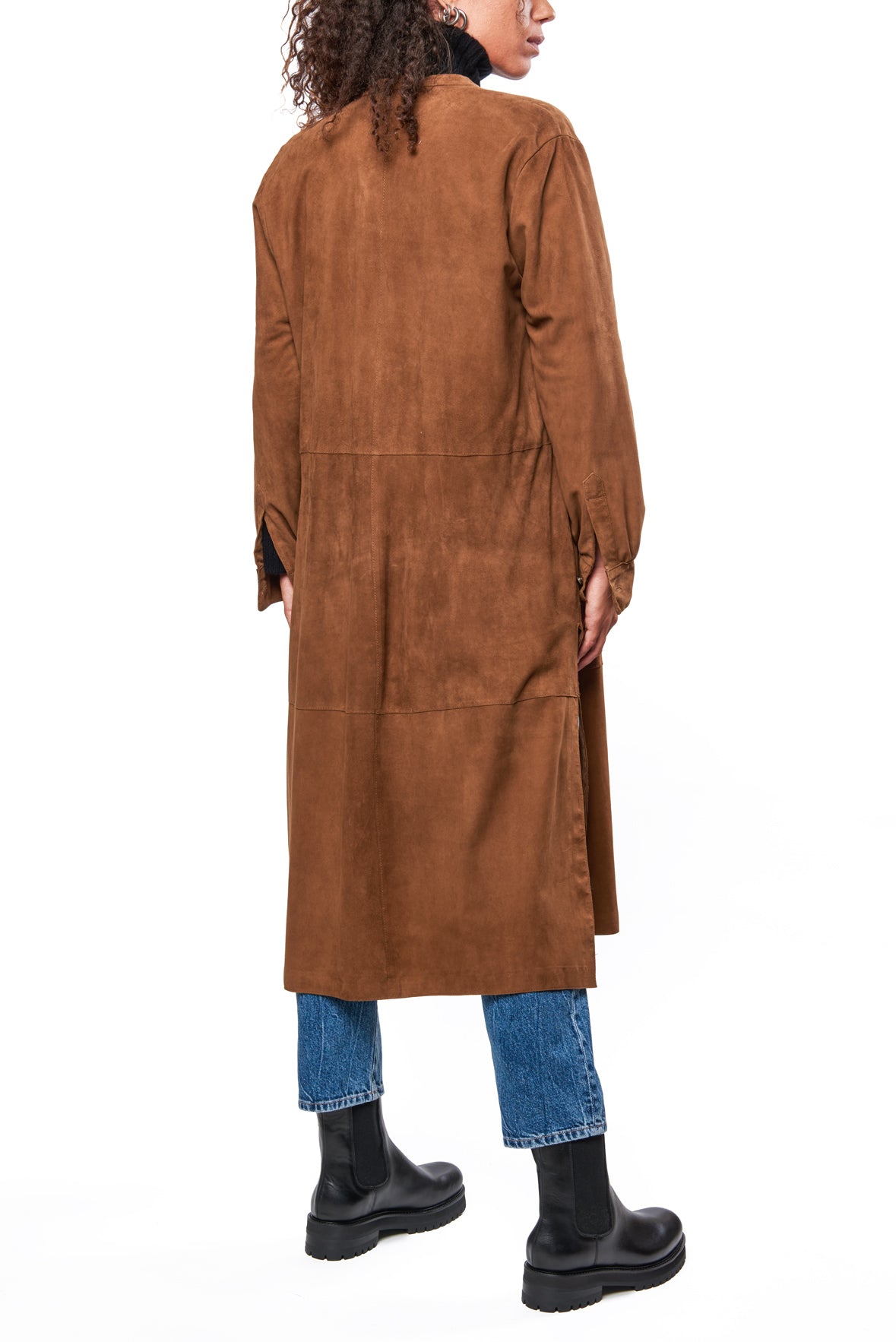 Cappotto in suede