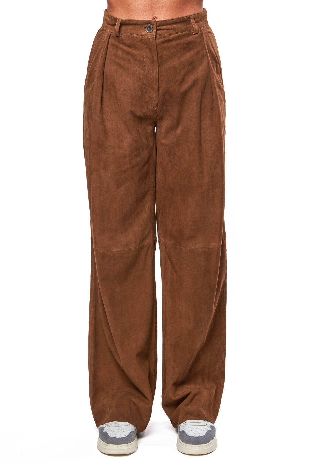 Pantalone in suede