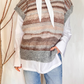 Gilet jaquard in mohair