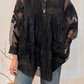 Camicia in voile con ricami