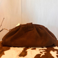 Clutch in camoscio e fibbia