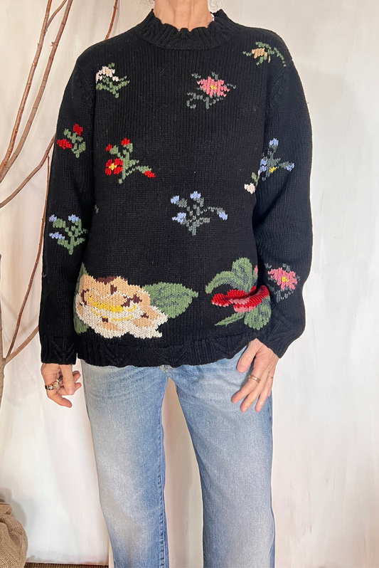 Maglia con ricami