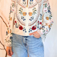 Camicia ricami e pizzo