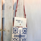Borsa ricamata con tracolla