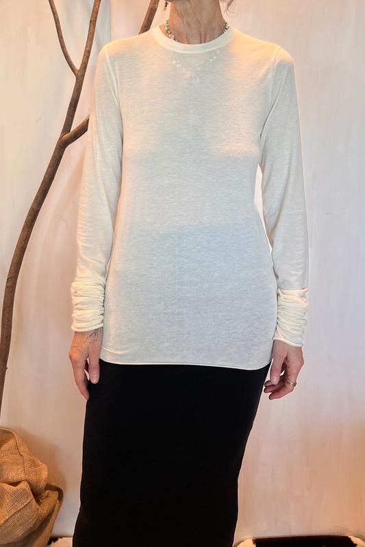 T-shirt misto cachemire