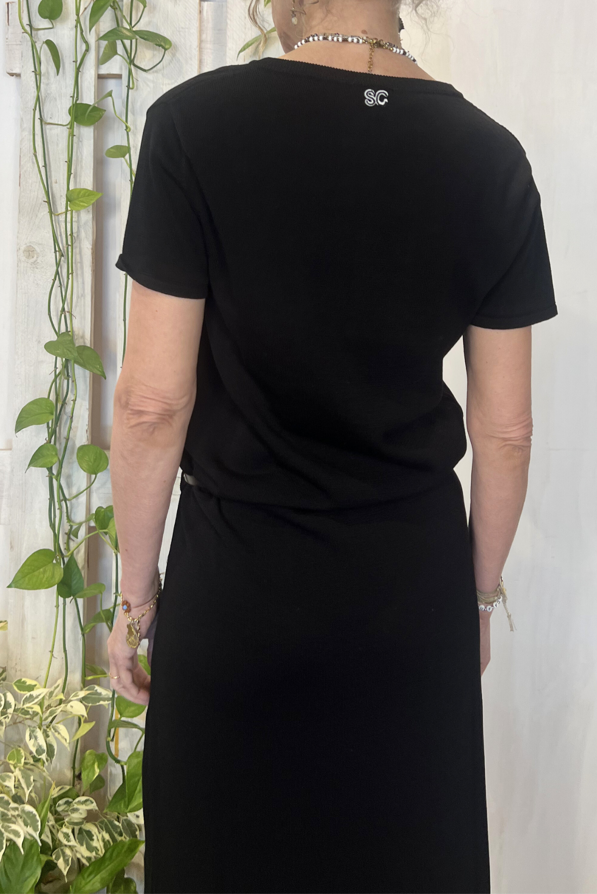 Abito lungo in maglia