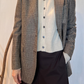 Blazer in lana misto kashmir