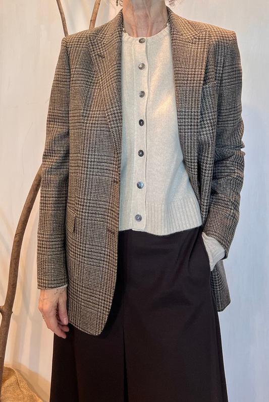 Blazer in lana misto kashmir