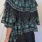 Blusa con mantellina in viscosa